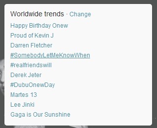 Onew owns the World Wide Trend ahah :3