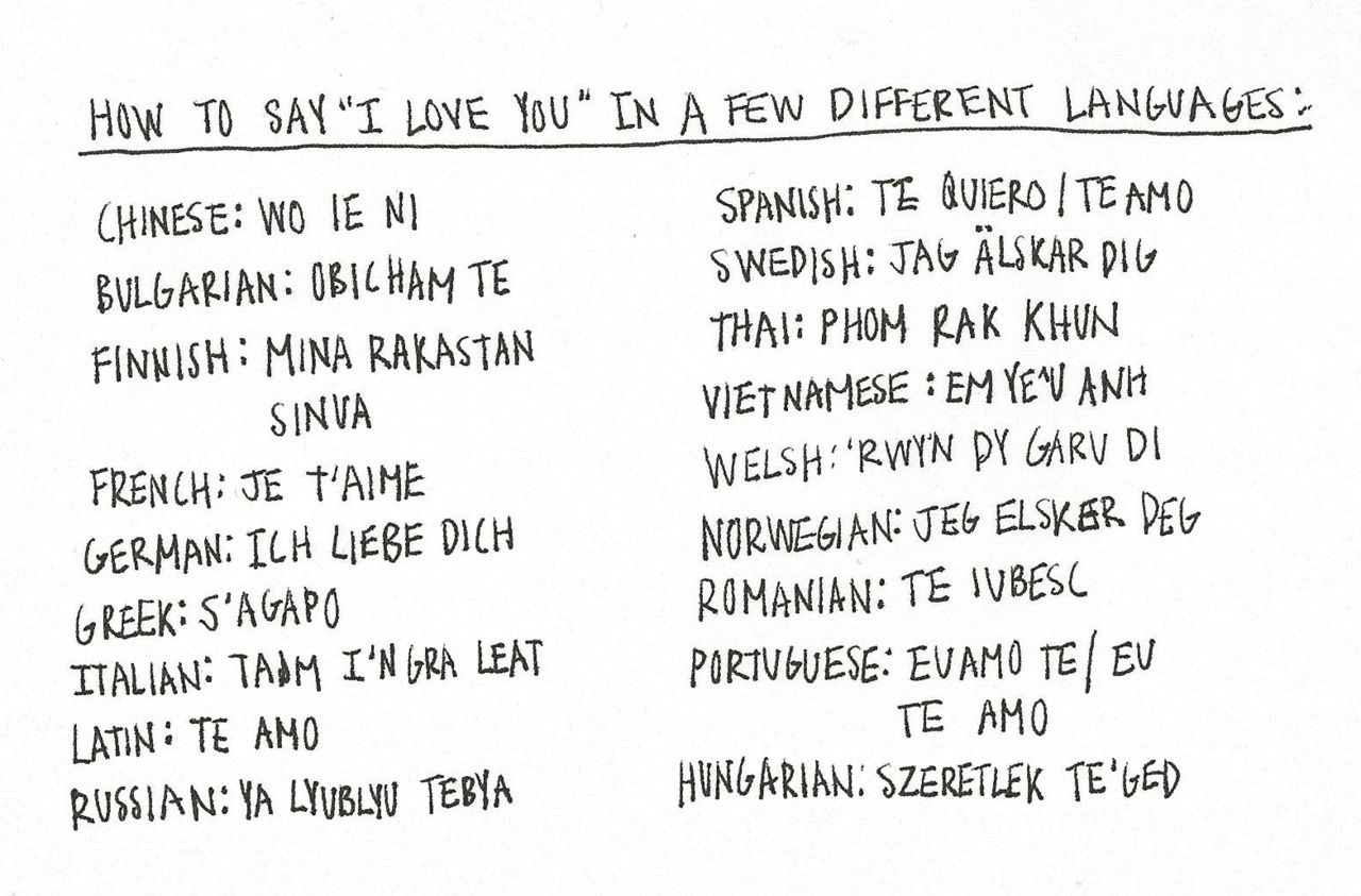 Love And Other Foreign Words