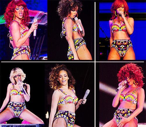 ohyesitsrihanna:

Rihanna’s hair styles for 2011 Loud Tour
