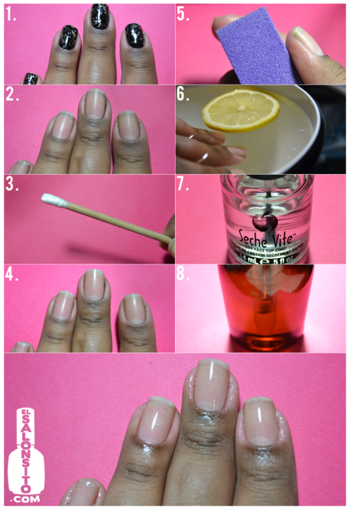 elsalonsito: NAIL COLOR DETOX My nails were in dire need of a break from