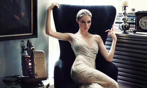 Coco Rocha in “cinemagraphs”.by  photographer Jamie Beck, in collaboration with Kevin Burg