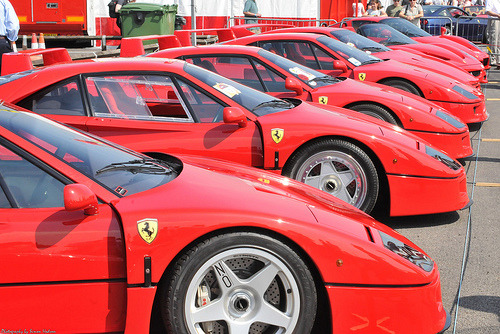 Generations of dream Starring Ferrari F40 F50 and Enzo by Si 558 ferrari 558