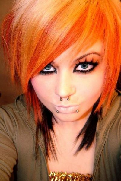 hair colors orange