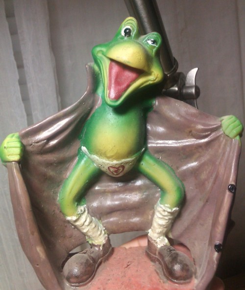 My boyfriend’s nickname translates to frog. There is still no excuse for this gift from a family member. I don’t even… -Devithing