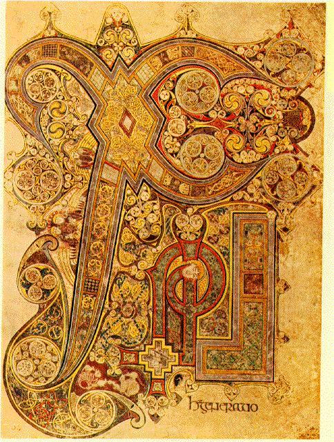 Chi Rho Page from The Book of Kells