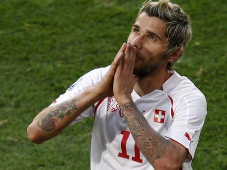 Valon Behrami 8217s arm tattoos on his right forearm he has among