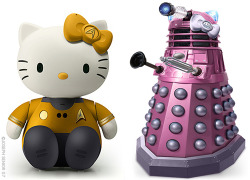 Captain Kirk & Dalek Hello Kitty