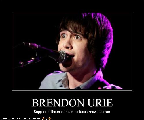 brendon urie #inspirational poster #funny #faces
