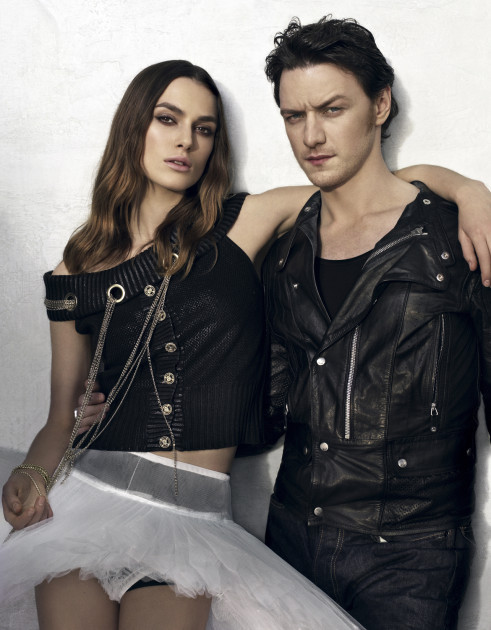 Keira Knightley and James McAvoy photographed by Steven Klein for W Magazine