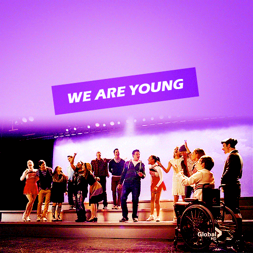 
glee meme / ten performances (3/10) - We Are Young
