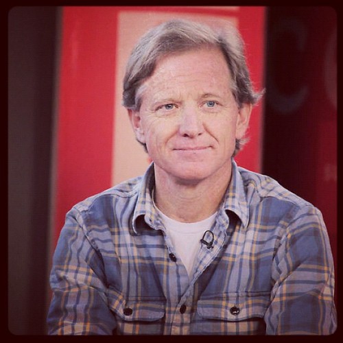 Filmmaker James Redford in studio at Sundance Channel HQ to discuss his film