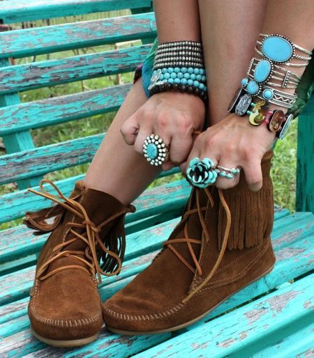 Santa fe and Turquoise / Gypsyville by The Junk Gypsy Co.