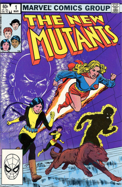 The New Mutants (plus some alien girlfriend)
Mashed covers:
New Mutants #1
Supergirl #2
