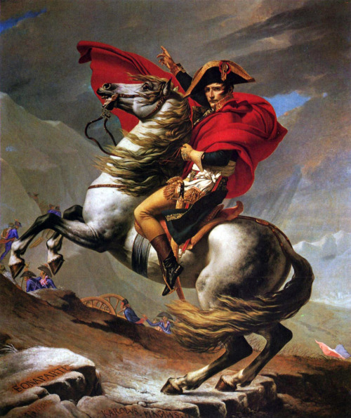 Jaques-Louis David, Napoleon Crossing the Alps