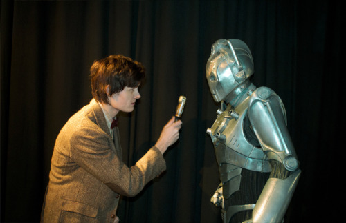 &#8220;Now see here Cyberman!&#8221; - At The Doctor Who Exhibition in London.
Matt Smith / The Doctor Cosplay