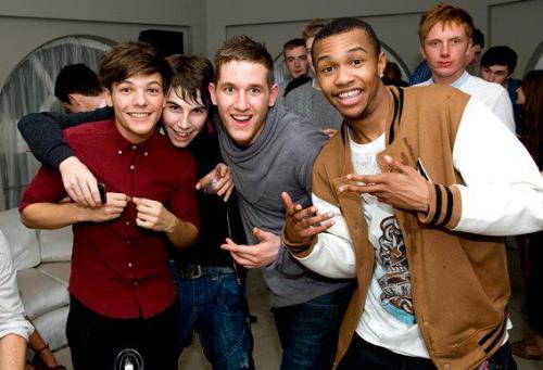 Louis at a party :D