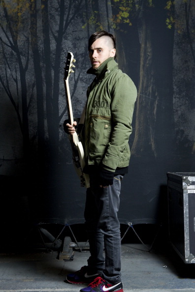 Jared Leto at backstage at the Nottingham Arena Shoot , February 18, 2010