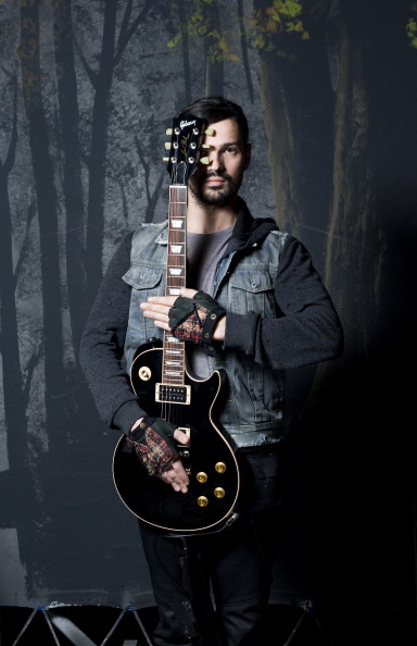 Tomo Milicevic at backstage at the Nottingham Arena Shoot , February 18, 2010