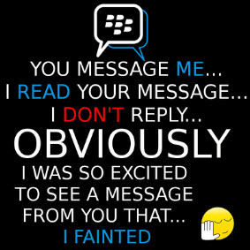 Good broadcast to send on bbm? - Whats a.