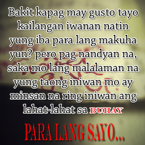 love quotes tagalog sad short story