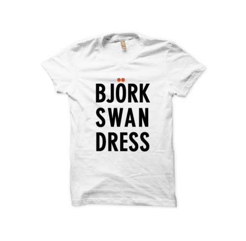 Very few phrases are able to conjure the mental image that Bj rk Swan Dress