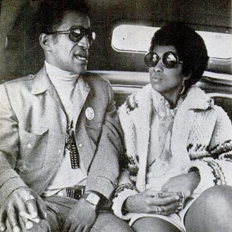 A Glamtastic Flashback Sammy Davis Jr and Lola Falana circa 1968
