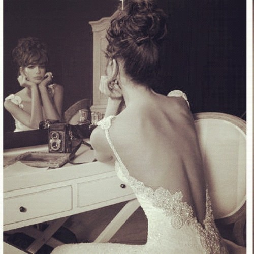 wedding dress vintage backless fashion iphonesia instago instagram