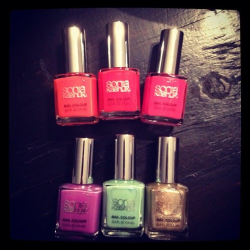 How pretty are the spring Sonia Kashuk nail colors? Love!