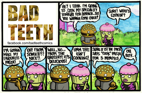 Tagged bad teeth comics cupcake comics first dates cheeseburger 
