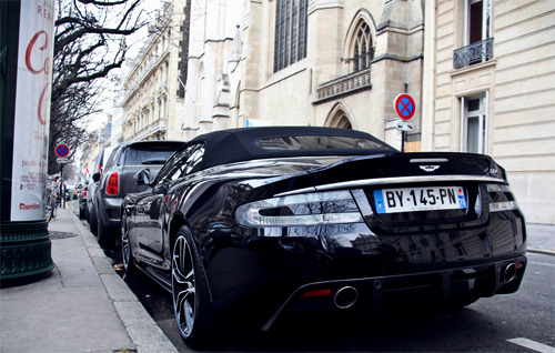 visualcocaine A Black Aston Martin DBS is like a fine woman in Black 