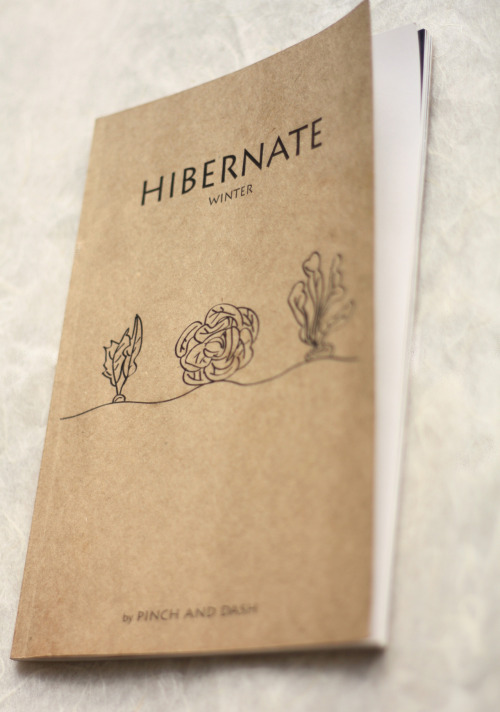 HIBERNATE, the winter edition from the kitchens of pinch and dash