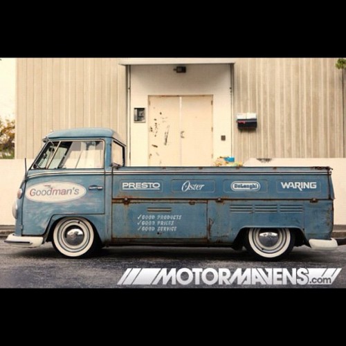 Absolutely LOVE this vw singlecab truck with patina in Miami