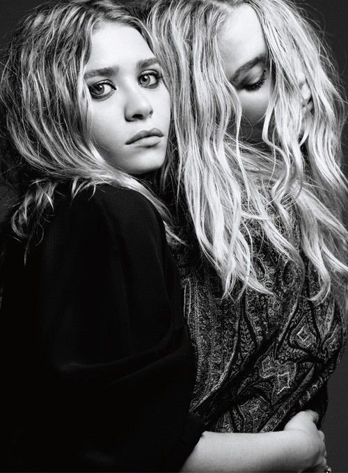 Ashley Olsen and MaryKate Olsen photographed by Hedi Slimane 2010