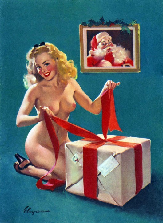 Surprise Package (Maybe You Weren’t Expecting This) - Gil Elvgren 1947