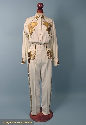 Western Wedding Suit 1940s Augusta Auctions Western Wedding Suit