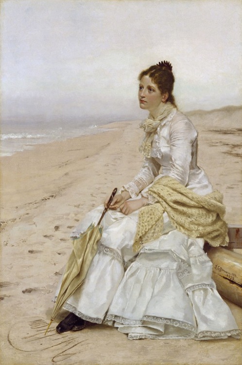 Waiting for William by John George Brown, 1879