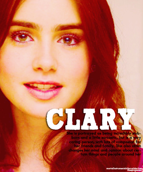 mortalinstrumentsinfernaldevices:

Clary’s description is from shadowhunters’ wiki. 