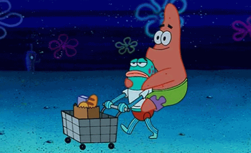 spongebobsquirepants:

Patrick, that’s not a ride.

Get off of me!
