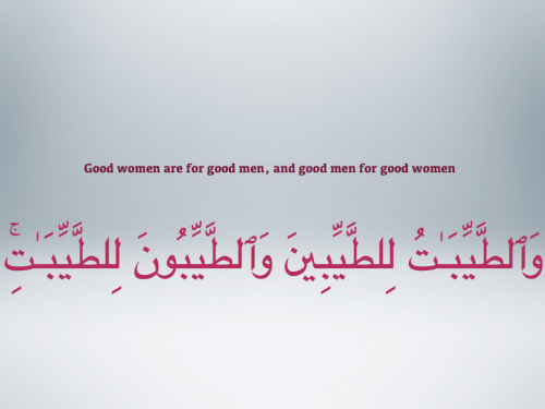 Good men good women Reblogged 1 month ago from islamicquotes Originally