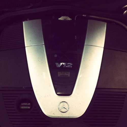  mercedes S600 v12 cars engine Taken with instagram 