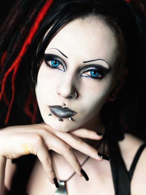 Tags cyber cybergoth blue eyes cool awesome amazing fascinating beautiful
