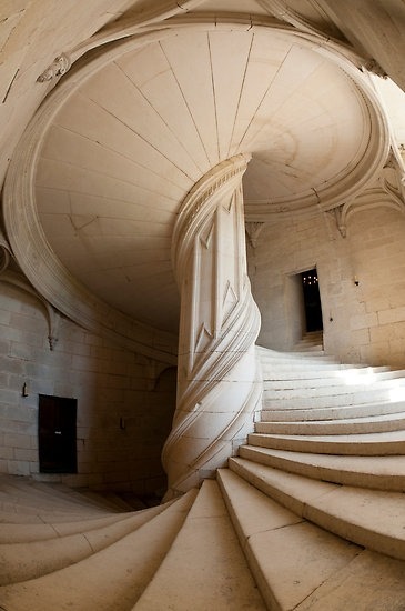 attolences:

Chateau-de-la-Rochefoucauld stairway