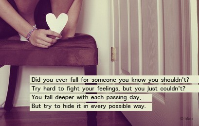fall for someone you know you shouldnâ€™t? |FOLLOW BEST LOVE QUOTES ...