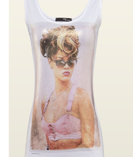 Jane Norman Rihanna vest top for £25.00
thanks talkthatfuckingtalk :)!
