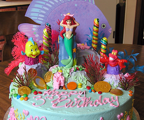  Mermaid Birthday Cake on The Little Mermaid Cake   Disney Cake   The Little Mermaid
