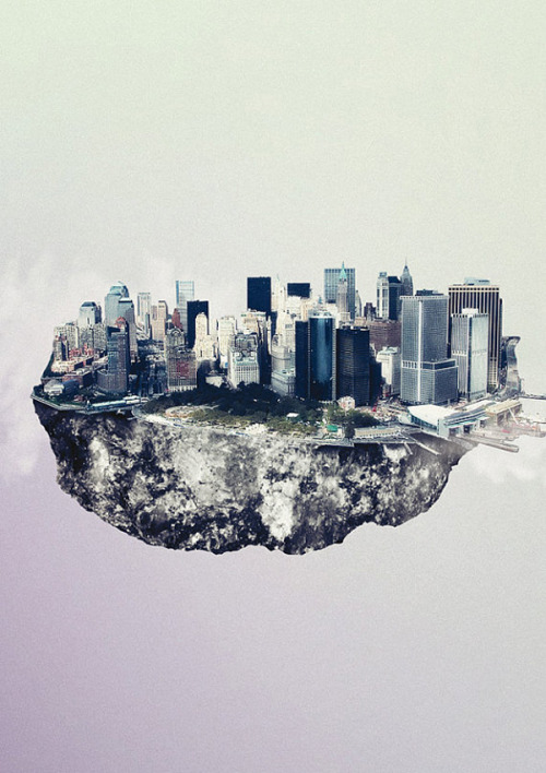 fullregalia:

floating cities. 
(Reinhard Krug via Architizer)

