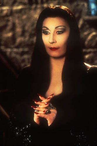 Anjelica Huston was indeed Morticia Addams God she was so lovely 