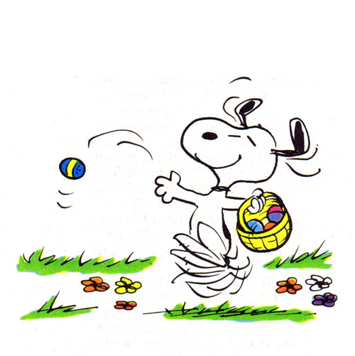 snoopy easter pictures
