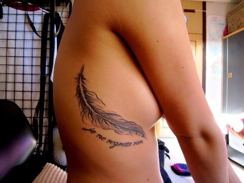 Down Feather Tattoo