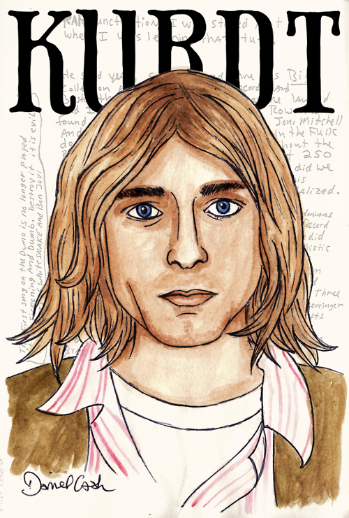Kurt Cobain Frances Bean Cobain dollychopstumblr 